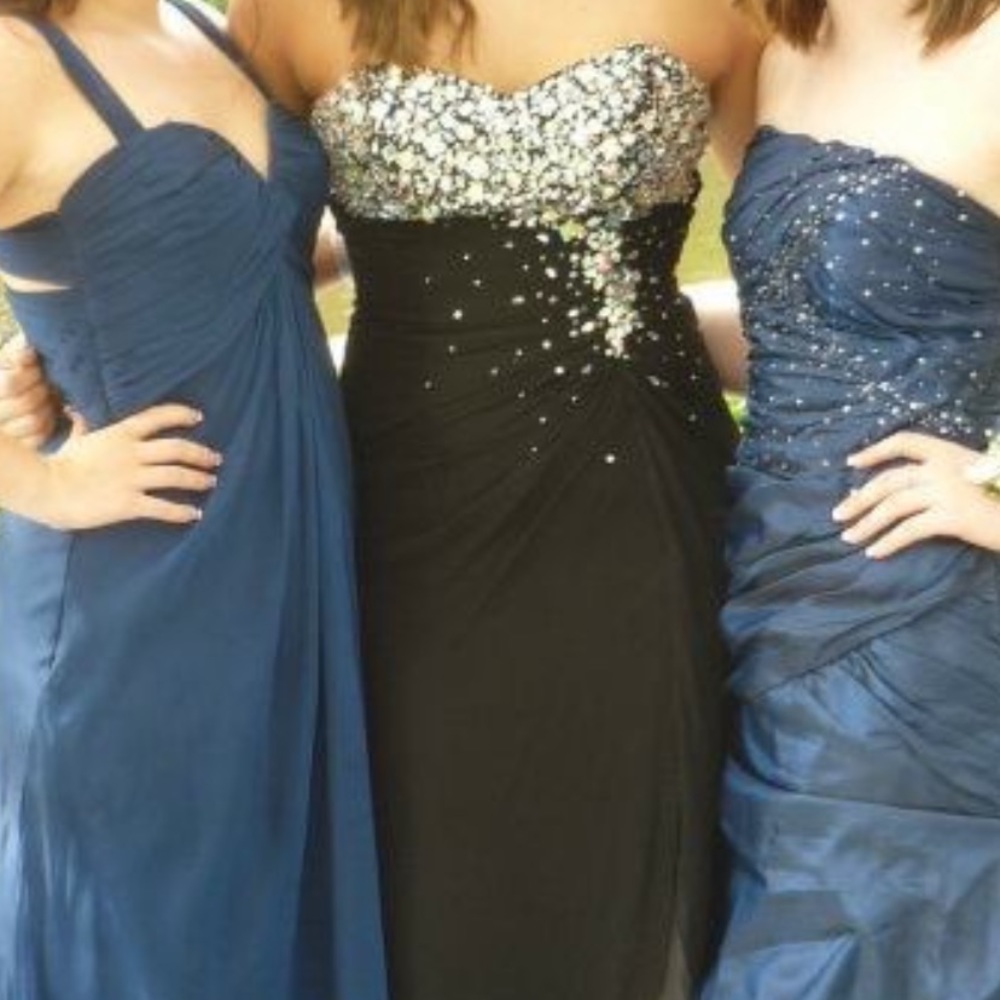 Black formal gown
